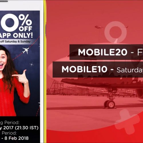 Mobile Promo Video | 20 percent off on domestic | AirAsia